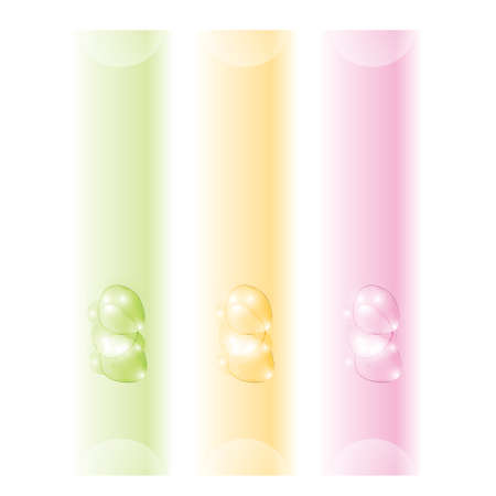 abstract vector object with bubbleのイラスト素材