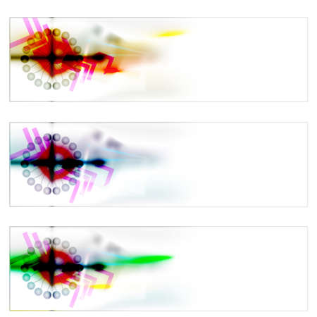 abstract bannerのイラスト素材