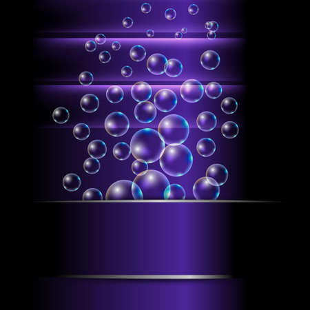 abstract background with bubbleのイラスト素材
