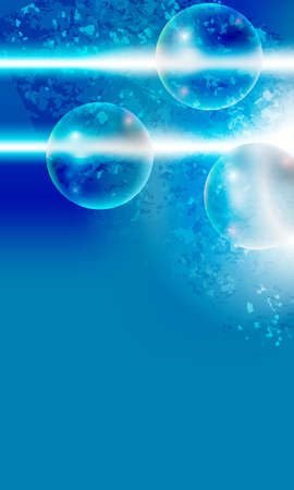 vector abstract background with bubbleのイラスト素材