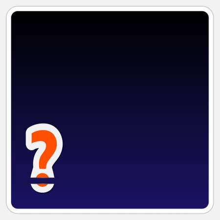 text box with question markのイラスト素材