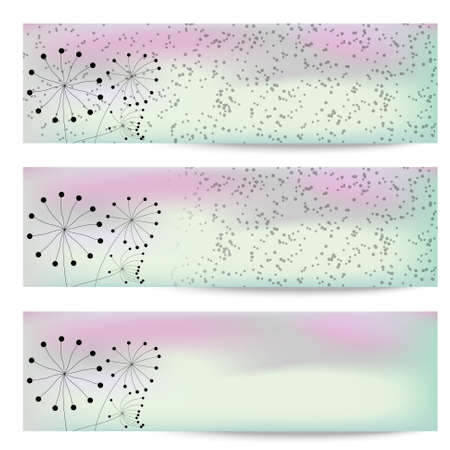 abstract bannerのイラスト素材