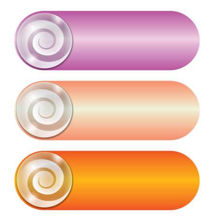 three boxes for insertion textのイラスト素材