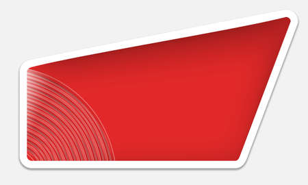 red text boxのイラスト素材