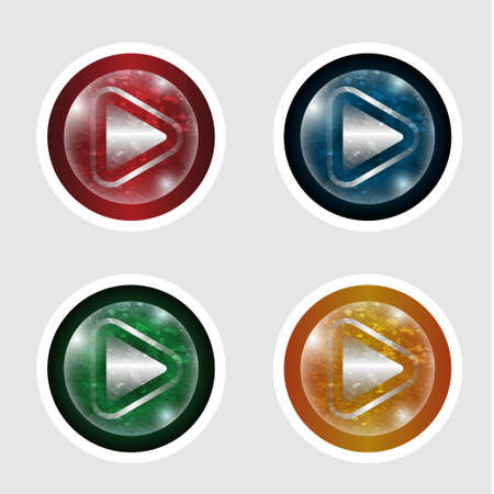 abstract ball with arrowのイラスト素材