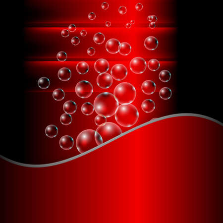 abstract background with bubbleのイラスト素材