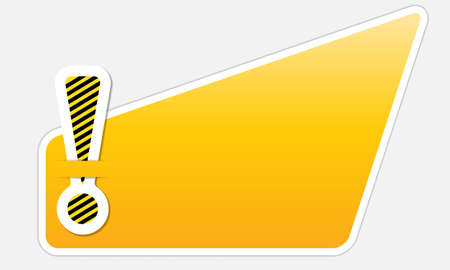 text box with exclamation markのイラスト素材
