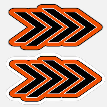 abstract arrowsのイラスト素材