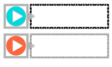 abstract bannerのイラスト素材