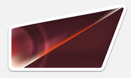 dark red text boxのイラスト素材