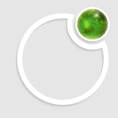 round frame for textのイラスト素材