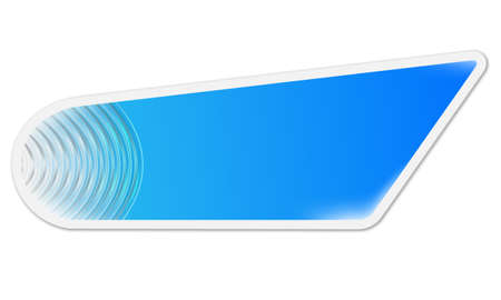 blue box for textのイラスト素材