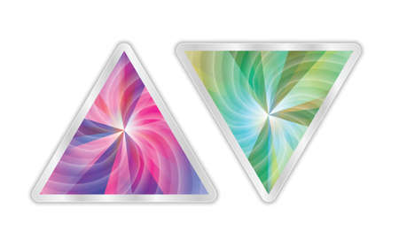 abstract vector triangleのイラスト素材