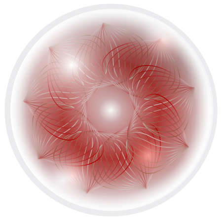 vector abstract flowerのイラスト素材