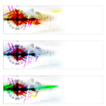 abstract bannerのイラスト素材