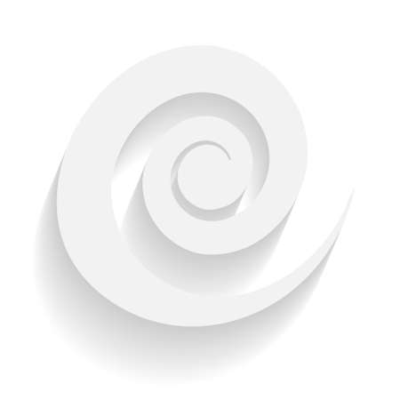 gray abstract spiralのイラスト素材