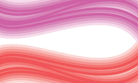 vector violet and red wavesのイラスト素材