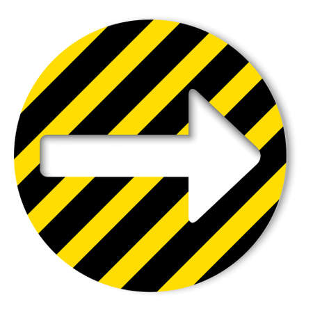 round with arrowのイラスト素材