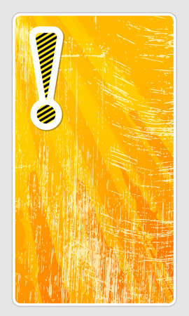 text box with exclamation markのイラスト素材