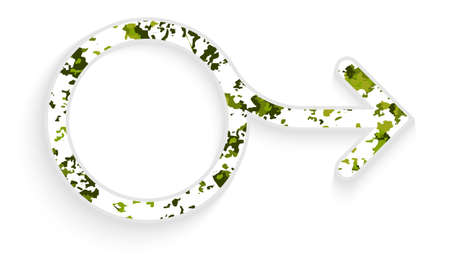 abstract text box with arrowのイラスト素材