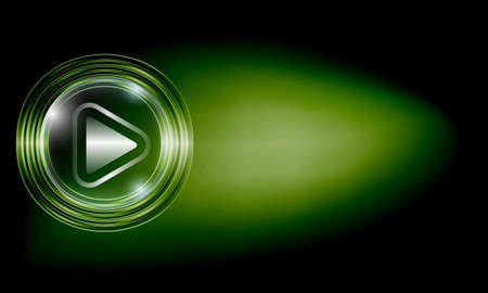 green abstract background with arrowのイラスト素材