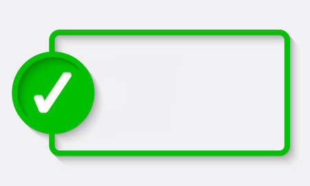 abstract text frameのイラスト素材