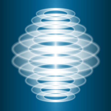 abstract vector object with rayのイラスト素材