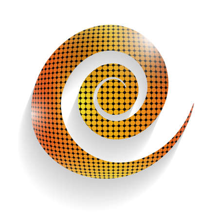 abstract vector spiralのイラスト素材