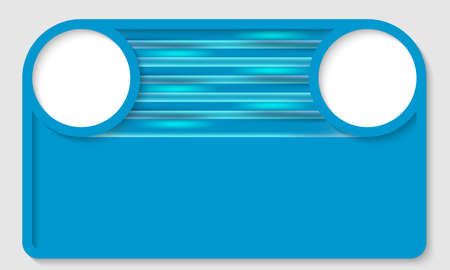 text frame with circle boxのイラスト素材