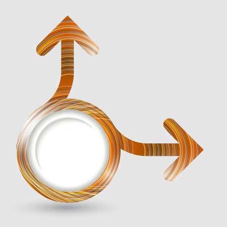 circular text frame with arrowのイラスト素材