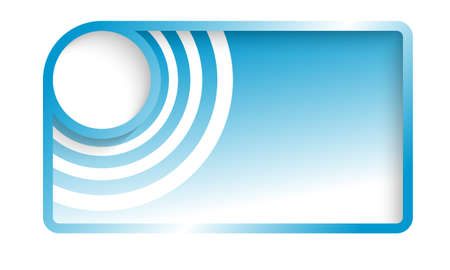 blue frame for any textのイラスト素材