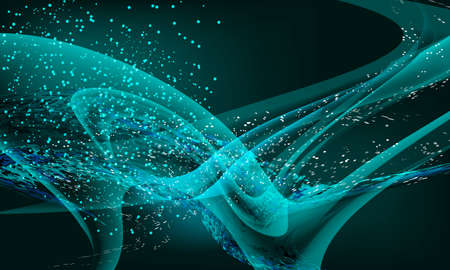 blue space themeのイラスト素材