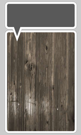 frames for text with wood patternのイラスト素材