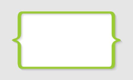 green text box with square bracketsのイラスト素材