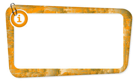 box for insertion text with info signのイラスト素材