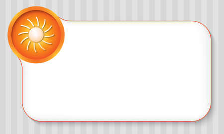 frame for any text with sunのイラスト素材