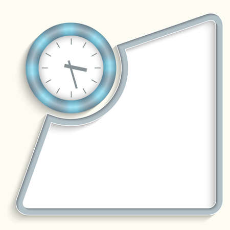 abstract frame for any text with watchesのイラスト素材