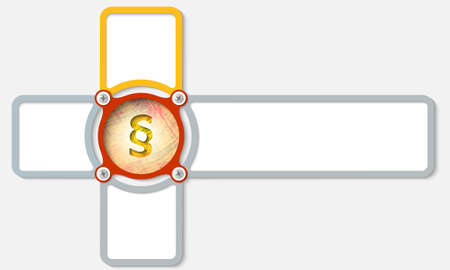 four frame for any text with paragraphのイラスト素材