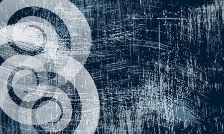 transparent spirals and scratched backgroundのイラスト素材