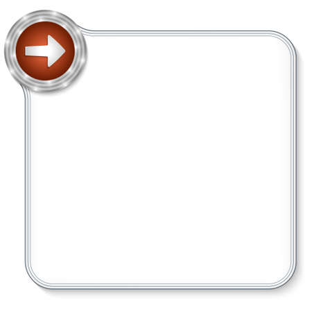 vector frame for any text and arrowのイラスト素材