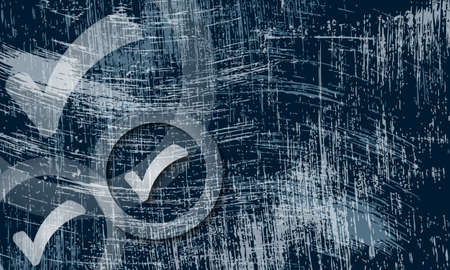 transparent check box and scratched backgroundのイラスト素材