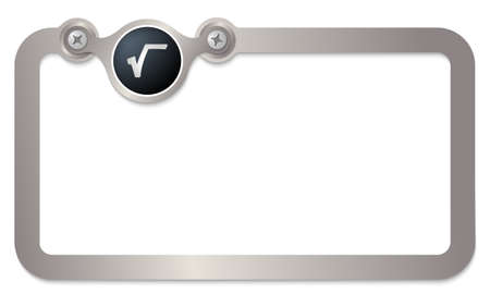 text frame for any text and radixのイラスト素材