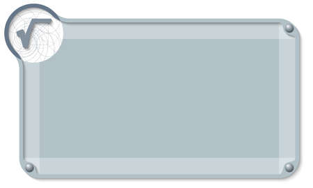 abstract text box for entering text and radix symbolのイラスト素材