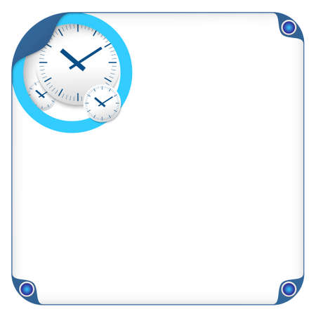 color box for entering text and watchesのイラスト素材