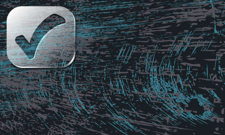 Vector abstract background with scratches and transparent check boxのイラスト素材