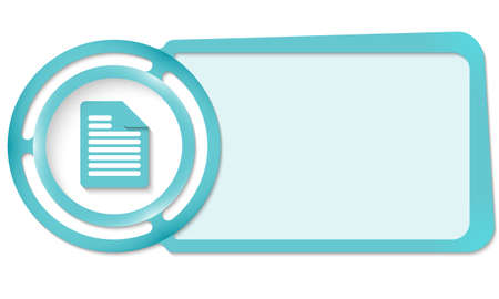 Abstract frame for your text and document iconのイラスト素材