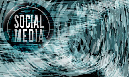 Vector abstract background and social media iconのイラスト素材