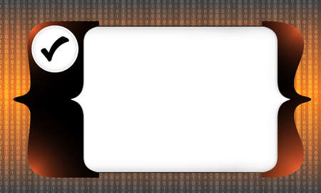 Abstract square brackets for entering text and check boxのイラスト素材
