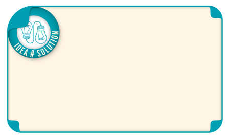 Color frame for your text and idea symbolのイラスト素材