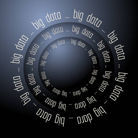 Colored vector abstract background and the words big dataのイラスト素材